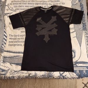 🔥💯 Zoo York leather vinyl style shirt 🔥💯